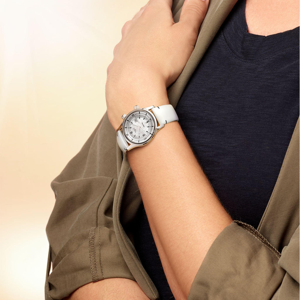 Longines orologio The Longines Legend Diver Watch 36mm madreperla automatico acciaio L3.374.4.80.0