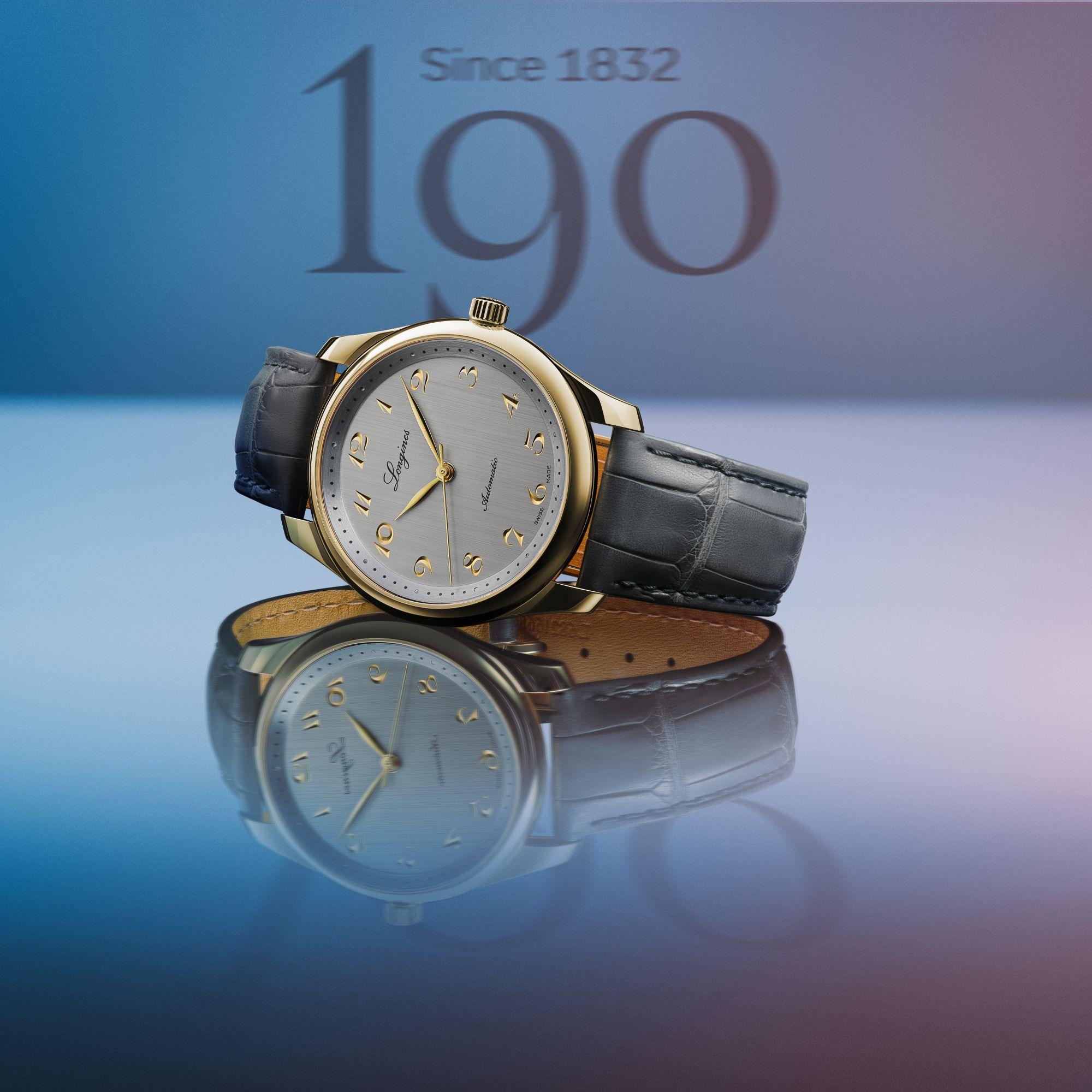 Longines orologio The Longines Master Collection 190th Anniversary Limited Edition 40mm grigio oro 18kt automatico L2.793.6.73.2