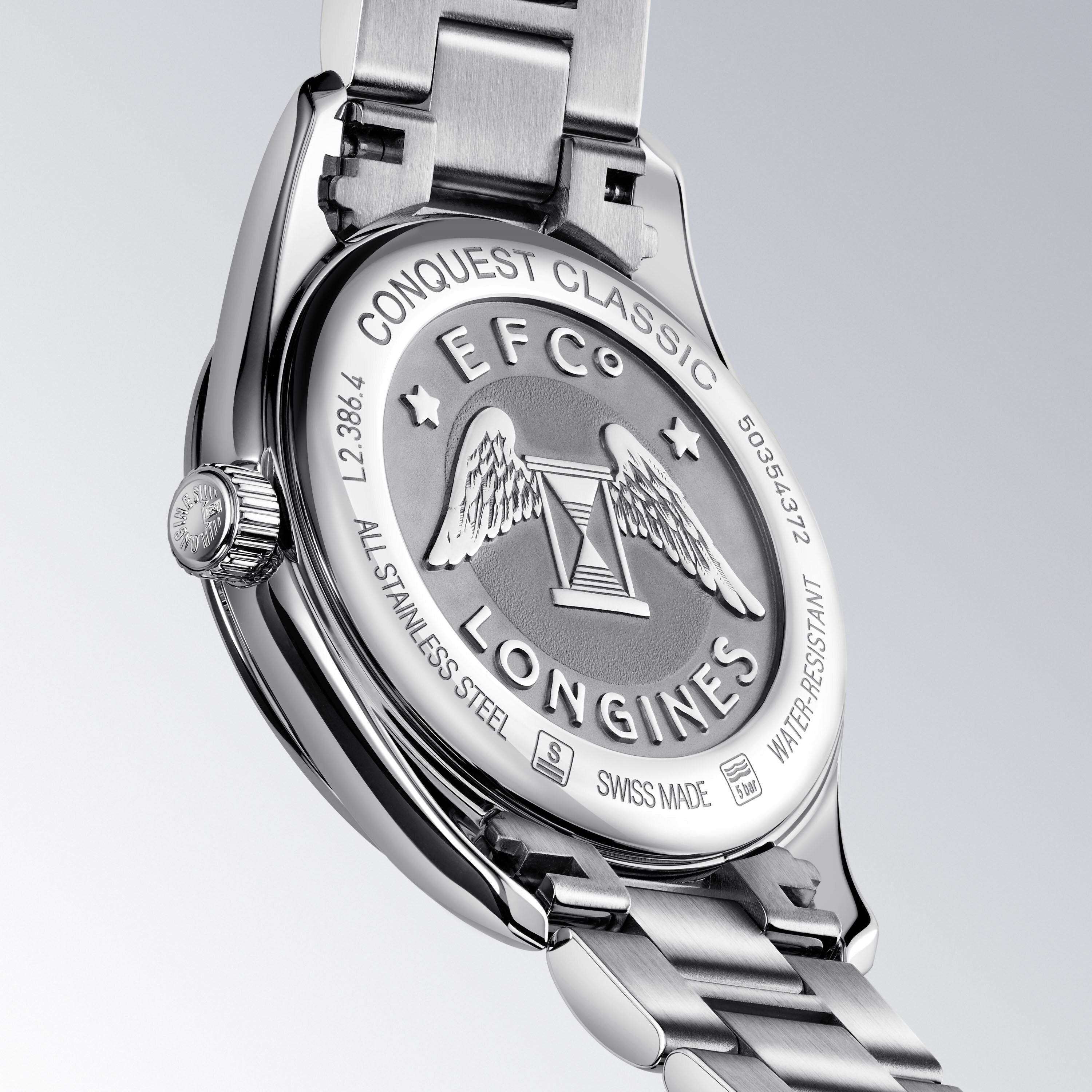 Longines orologio uomo Conquest Classic 34mm acciaio quarzo L2.386.4.72.6