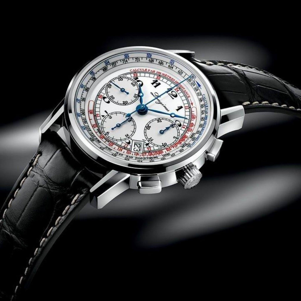 Longines orologio uomo Heritage Chronograph 41mm automatico acciaio L2.781.4.13.2