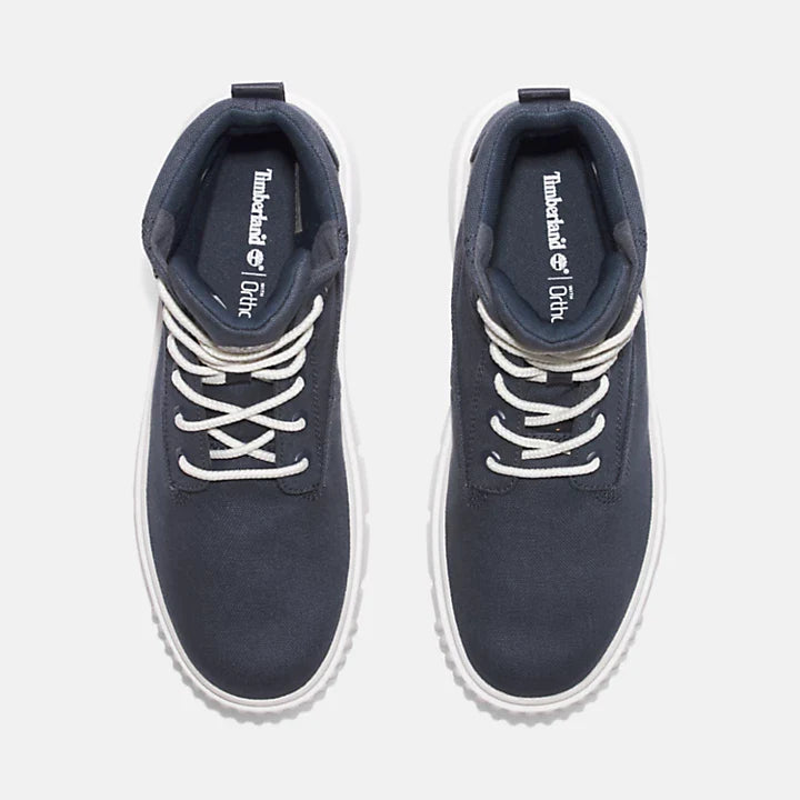 STIVALE STRINGATO GREYFIELD MID DA DONNA IN BLU SCURO