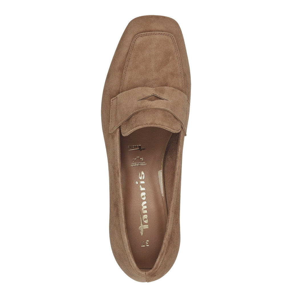 Mocassino Camoscio Cammello