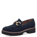 Mocassino camoscio blu