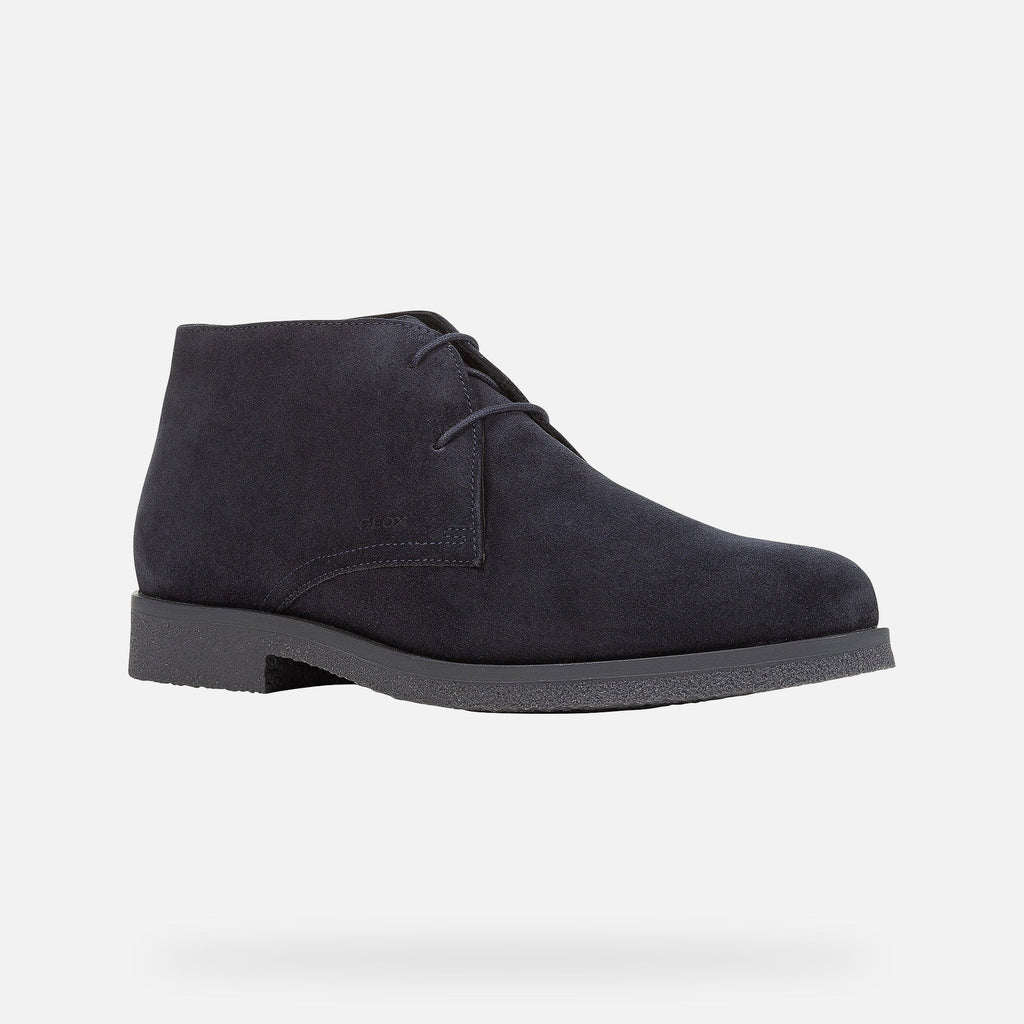 Geox Claudio Polacchina camoscio Blu