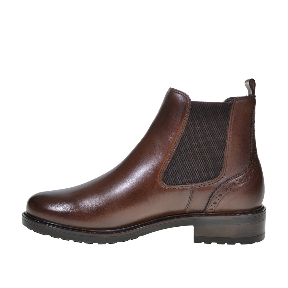 Stivaletto pelle marrone
