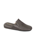 Pantofola pelle marrone