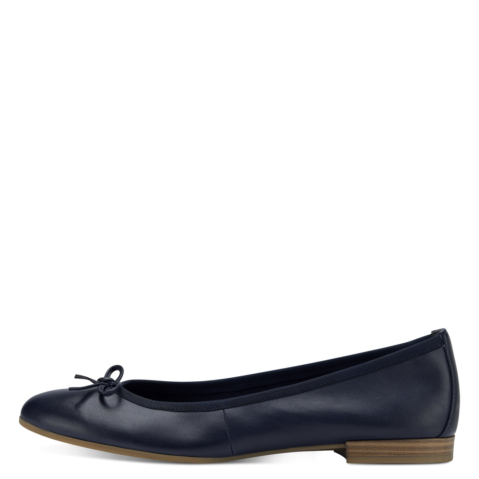 BALLERINA FIOCCHETTO NERA-BLU-COGNAC