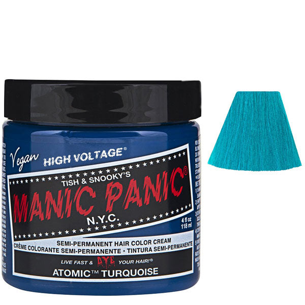 MANIC PANIC SEMI PERMANENT HAIR COLOR ATOMIC TURQUOISE