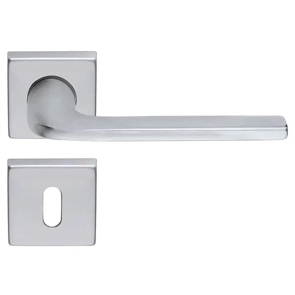 MANIGLIA PER PORTA SELENE CROMO SATINATO