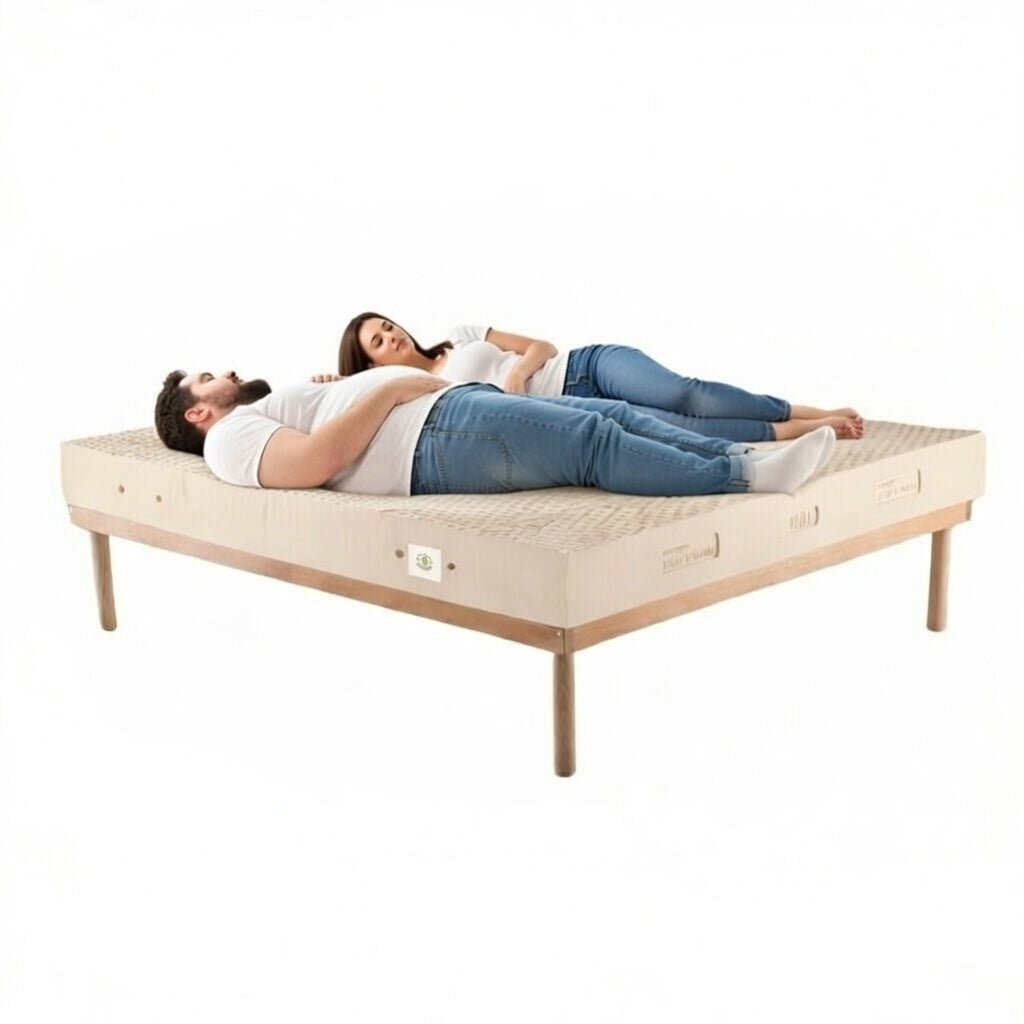 Materasso Lattice 100% Naturale – 7 Zone, 20 cm, Antiacaro | POLARIS