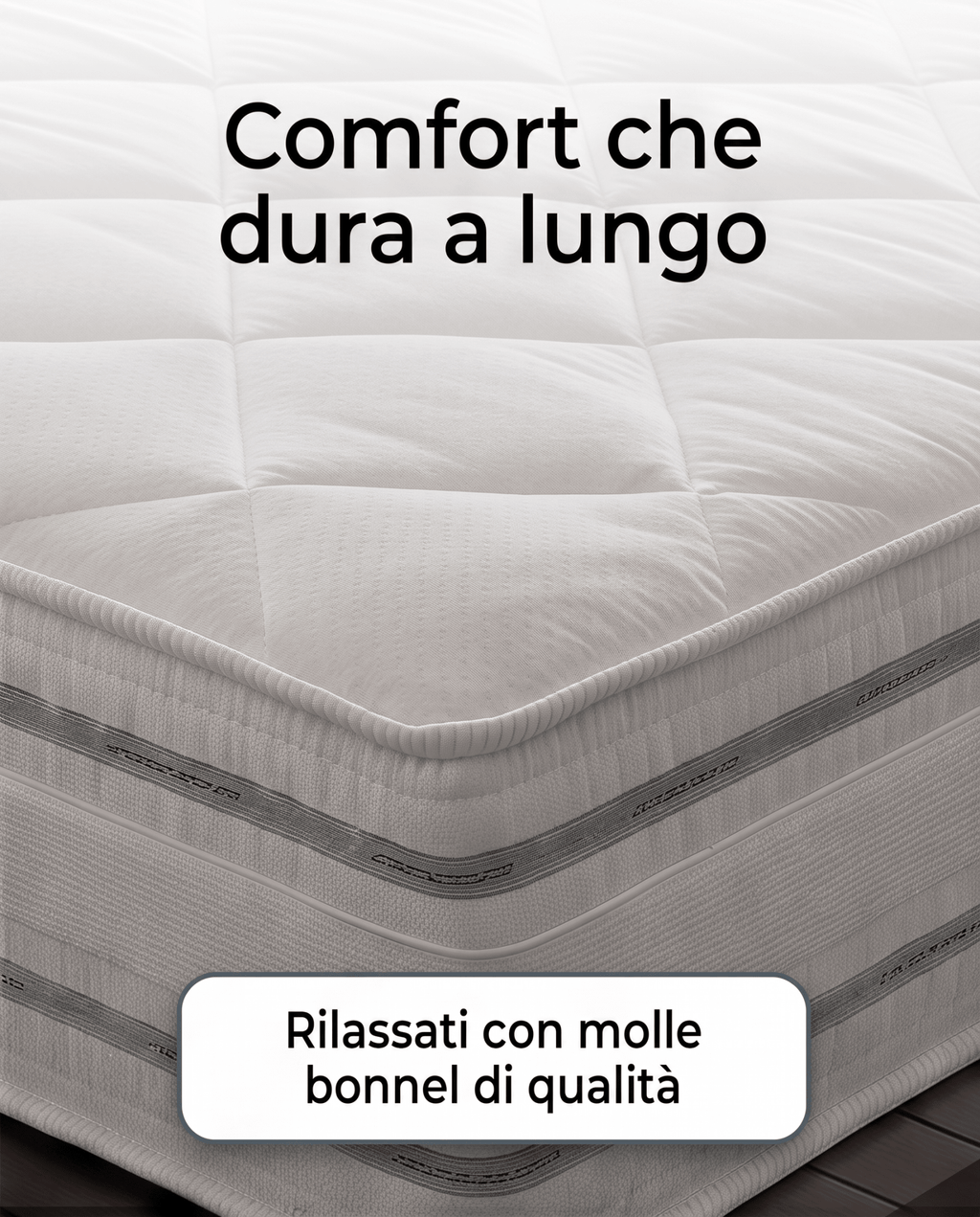 Materasso a Molle Box Ignifugo Certificato Classe 1 IM H20 cm