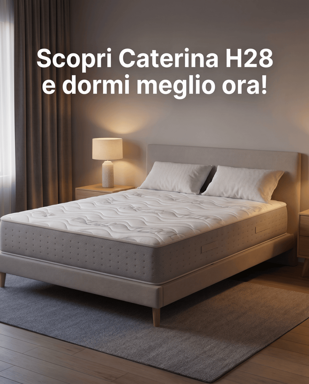 Materasso Memory Traspirante – 28 cm, Anallergico, Antiacaro | CATERINA