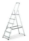 Scala Alluminio Casalinga – 125 Kg, D.Lgs. 81/08, Da 3 a 8 Gradini