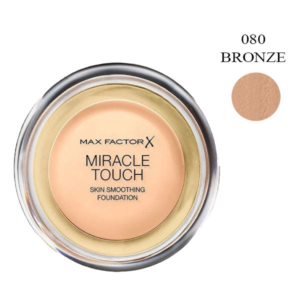 MAX FACTOR MIRACLE TOUCH LIQUID ILLUSION FOUNDATION BRONZE 080