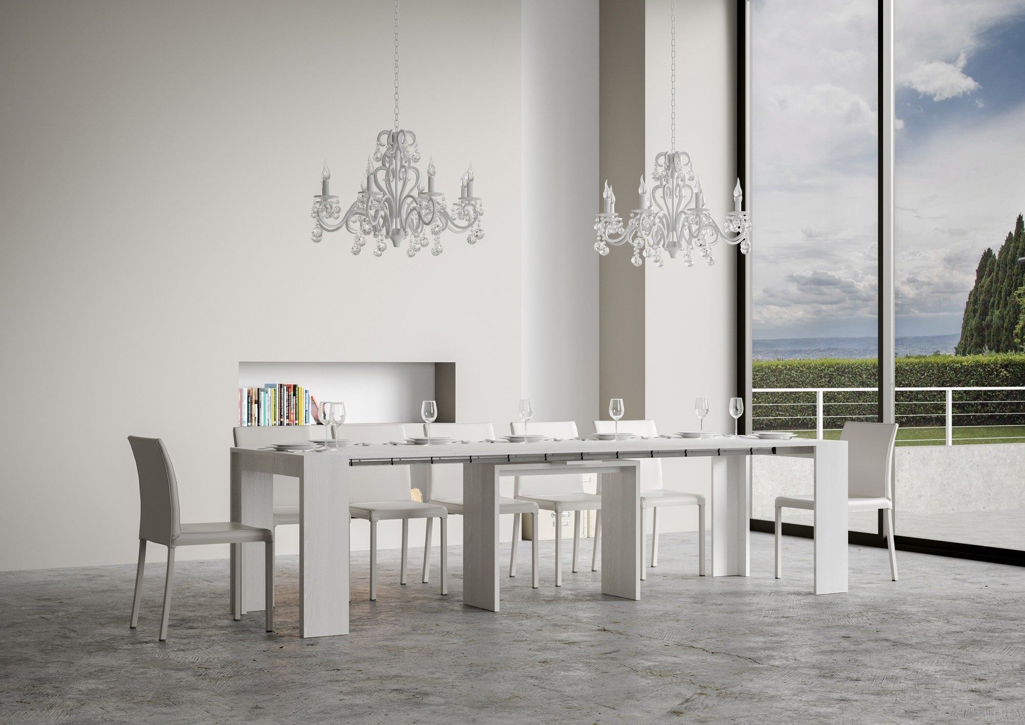 Consolle Allungabile Elegante Mia con Varie Dimensioni