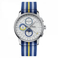 Mido orologio Baroncelli Chronograph Moonphase 42mm argento automatico acciaio M027.625.17.031.00