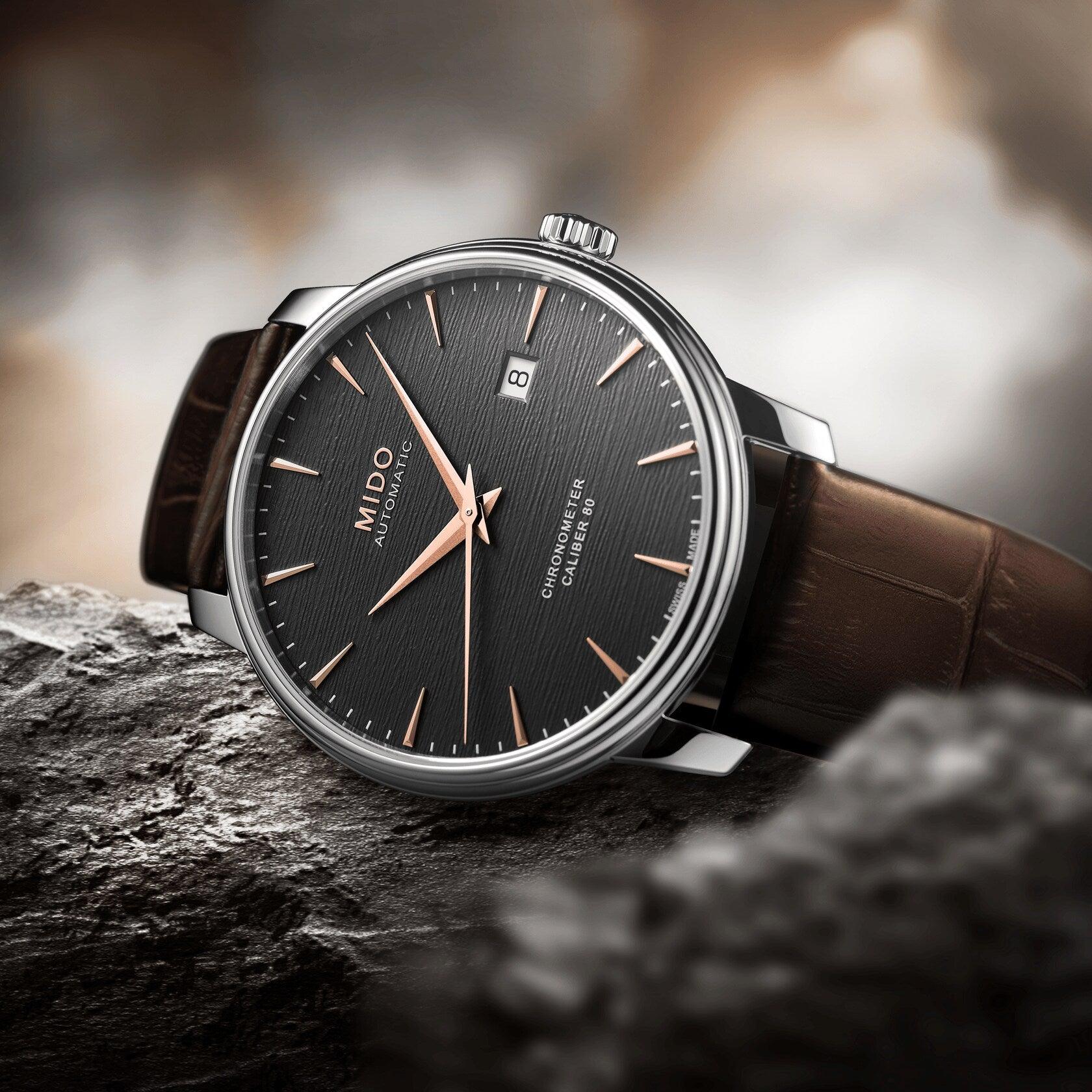 Mido orologio Baroncelli Chronometer Calibre 80 silicio automatico M027.408.16.061.00