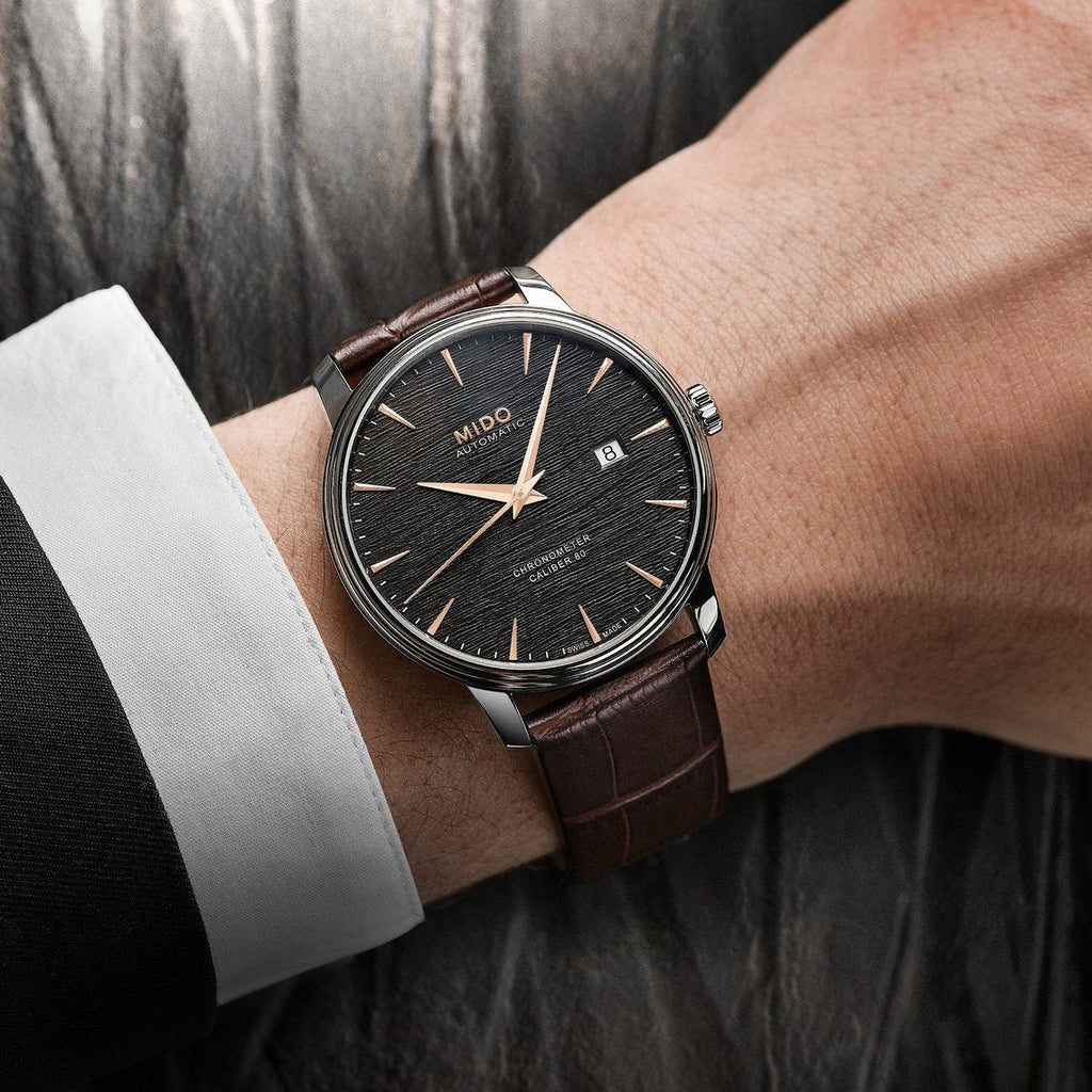 Mido orologio Baroncelli Chronometer Calibre 80 silicio automatico M027.408.16.061.00
