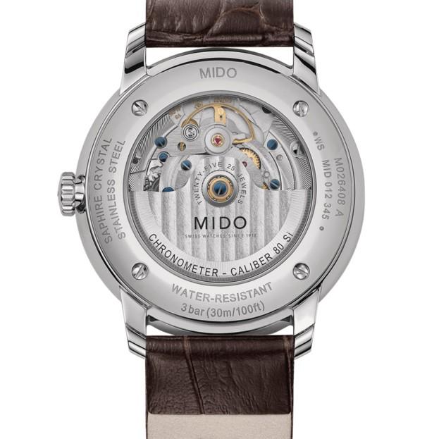 Mido orologio Baroncelli Chronometer Calibre 80 silicio automatico M027.408.16.061.00