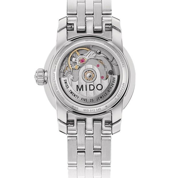 Mido orologio Baroncelli Lady Twenty Five automatico 25mm madreperla e diamanti M039.007.11.106.00