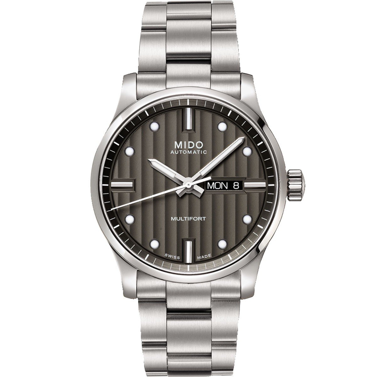 Mido orologio Multifort Gent 42mm antracite automatico acciaio M005.430.11.061.80