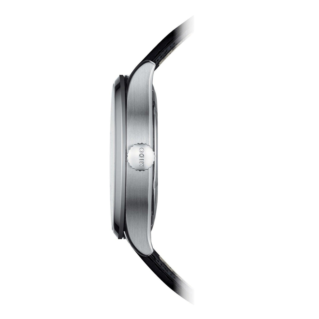 Mido orologio Multifort Gent 42mm argento automatico acciaio M005.430.16.031.80