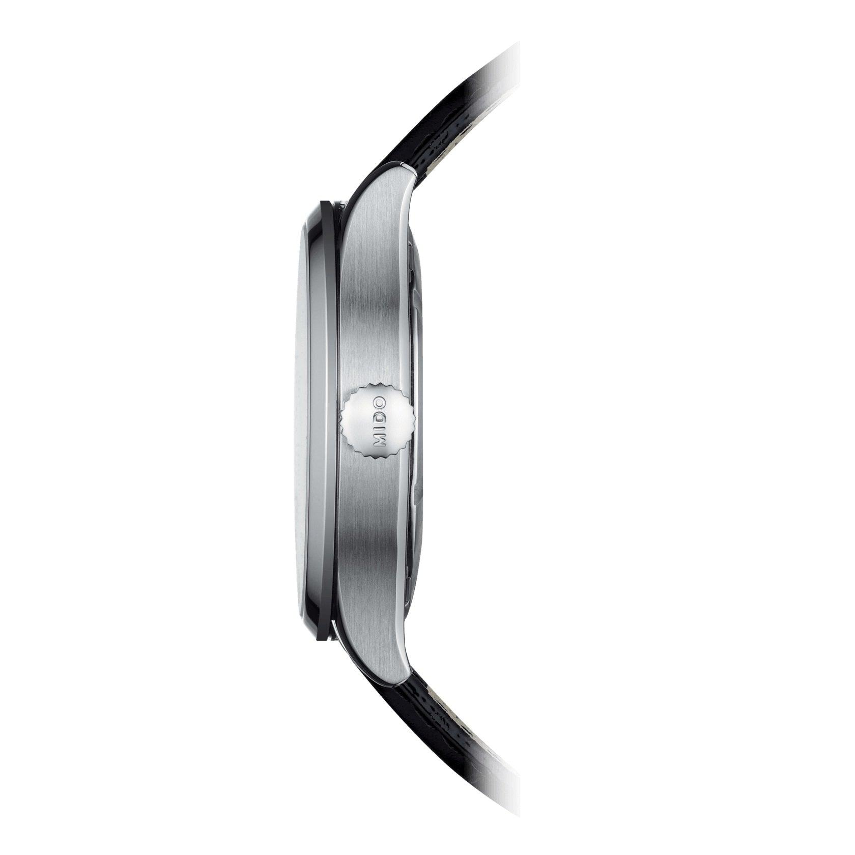 Mido orologio Multifort Gent 42mm argento automatico acciaio M005.430.16.031.80