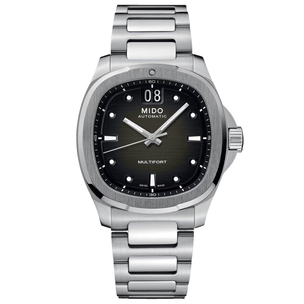 Mido orologio Multifort TV Big Date 39x40mm grigio automatico acciaio M049.526.11.081.00