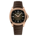 Mido orologio Multifort TV Big Date 39x40mm marrone automatico acciaio finitura PVD oro rosa M049.526.37.291.00
