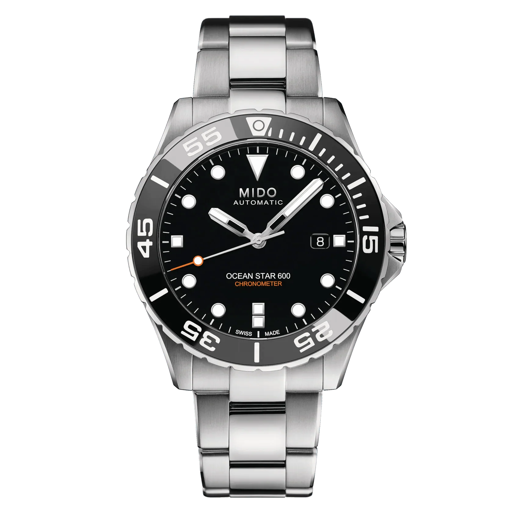 Mido orologio Ocean Star 600 Chronometer COSC 43,5mm nero automatico acciaio M026.608.11.051.00