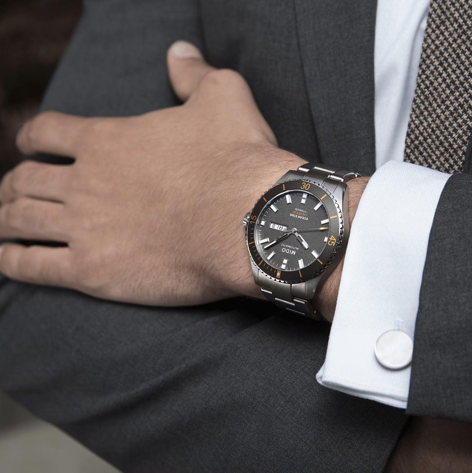 Mido orologio Ocean Star Caliber 80 automatico titanio M026.430.44.061.00