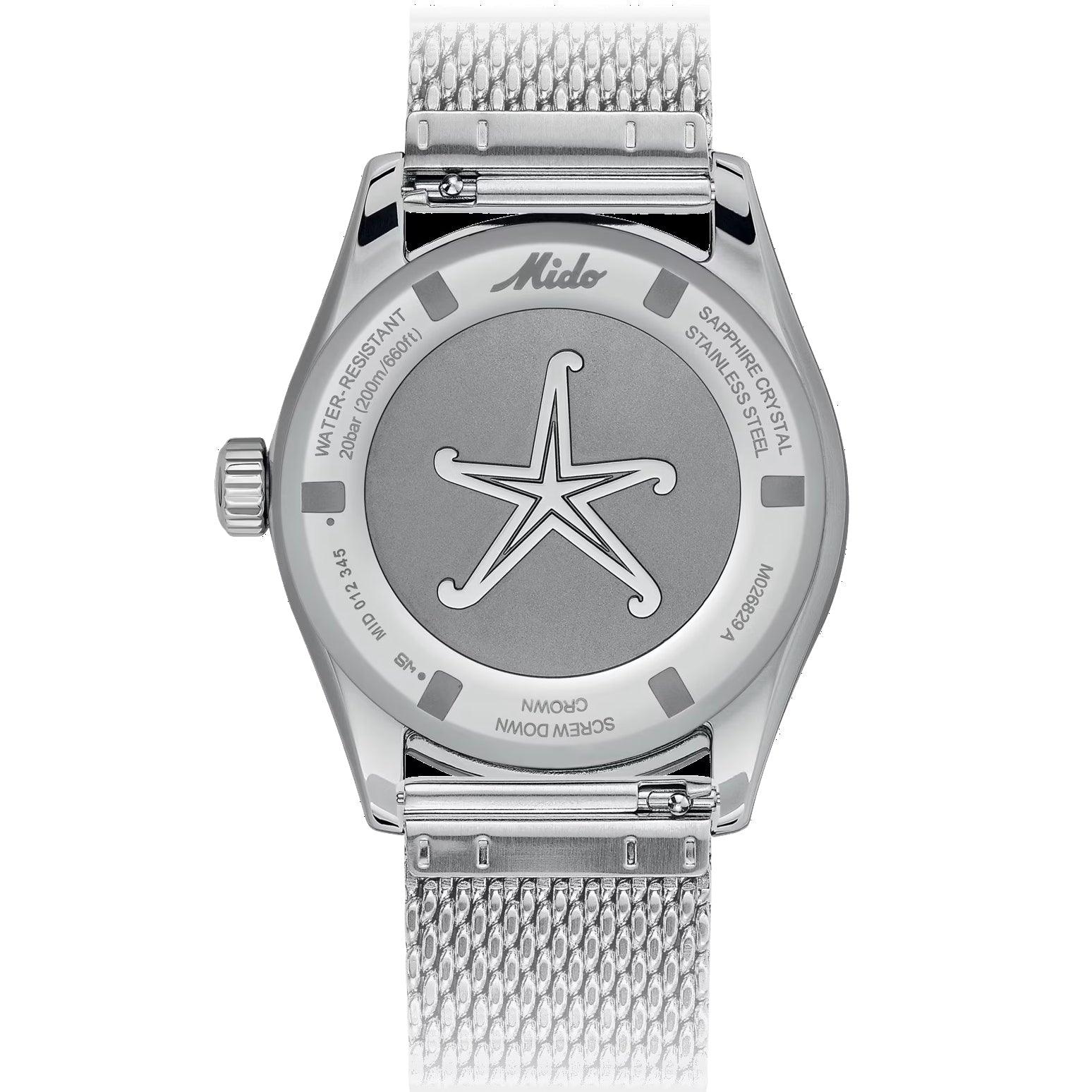 Mido orologio Ocean Star Decompression Worldtimer Special Edition 40mm blu automatico acciaio M026.829.17.041.00