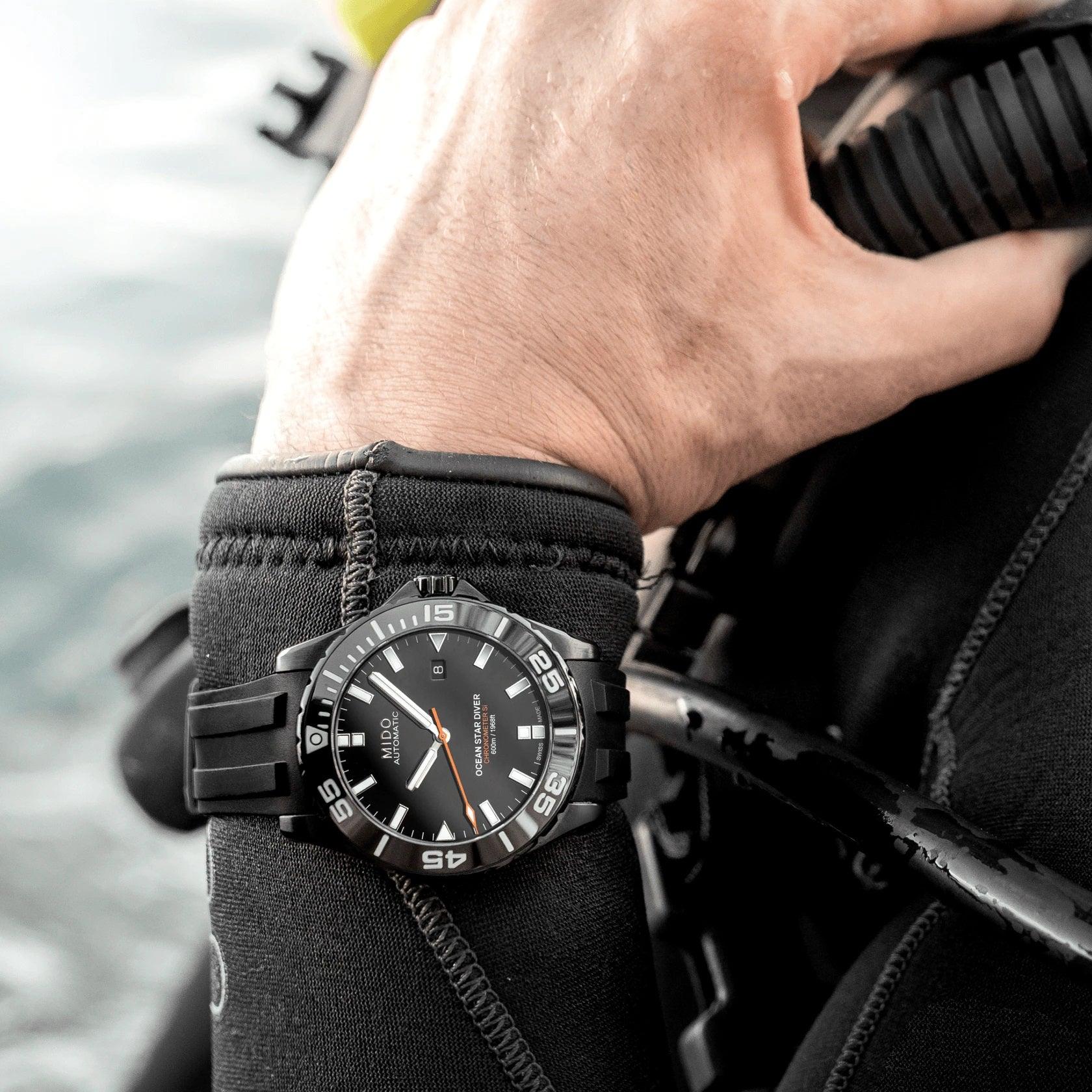 Mido orologio Ocean Star Diver 600 Chronometer silicio automatico M026.608.37.051.00