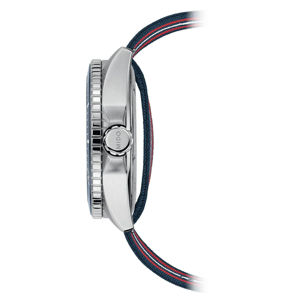 Mido orologio Ocean Star GMT Special Edition 44mm blu automatico acciaio M026.629.11.041.00