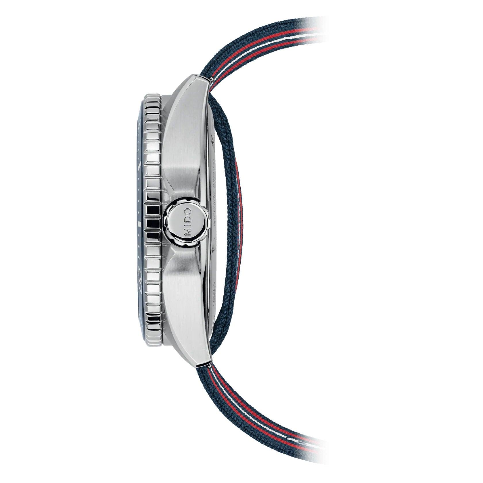 Mido orologio Ocean Star GMT Special Edition 44mm blu automatico acciaio M026.629.11.041.00