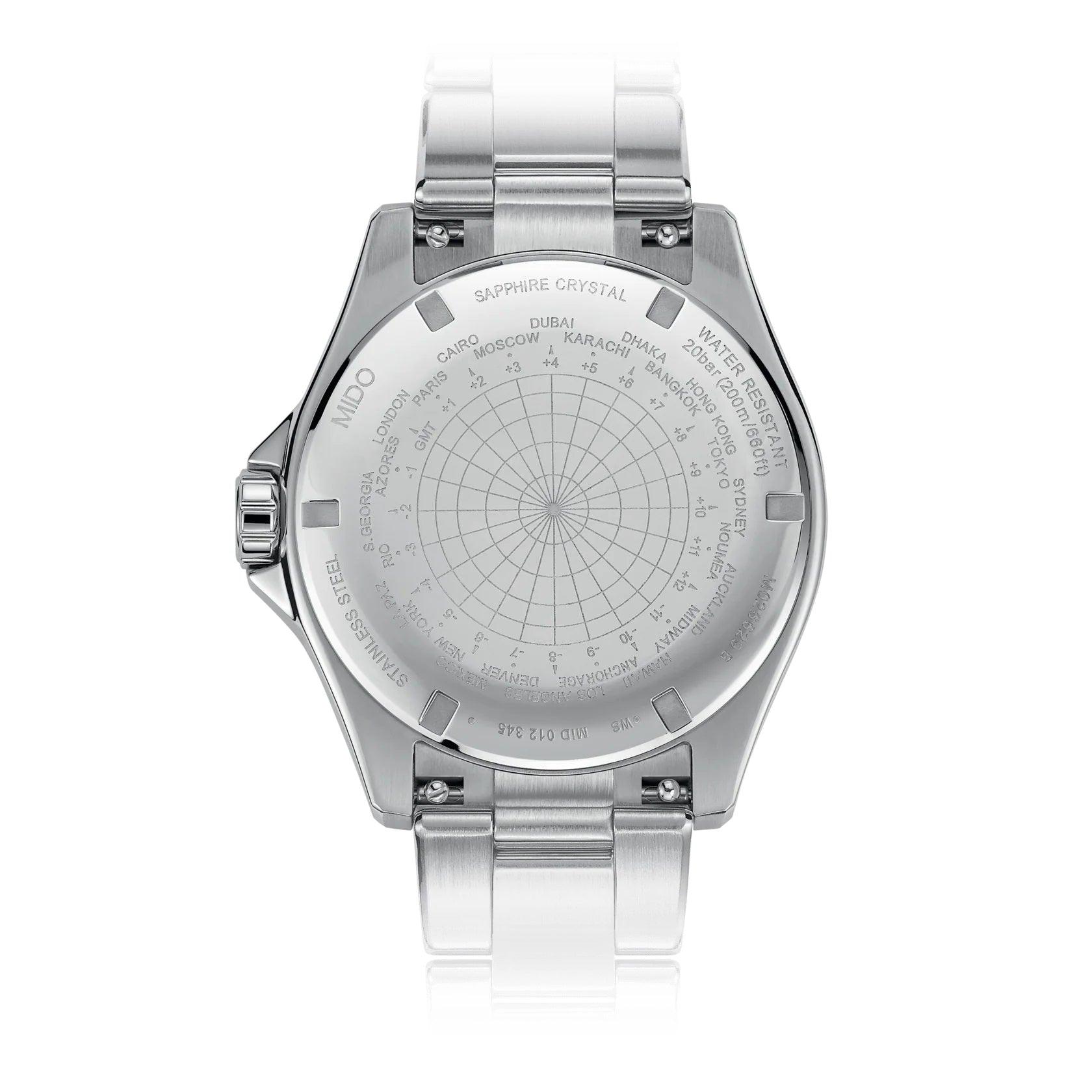 Mido orologio Ocean Star GMT Special Edition 44mm blu automatico acciaio M026.629.11.041.00