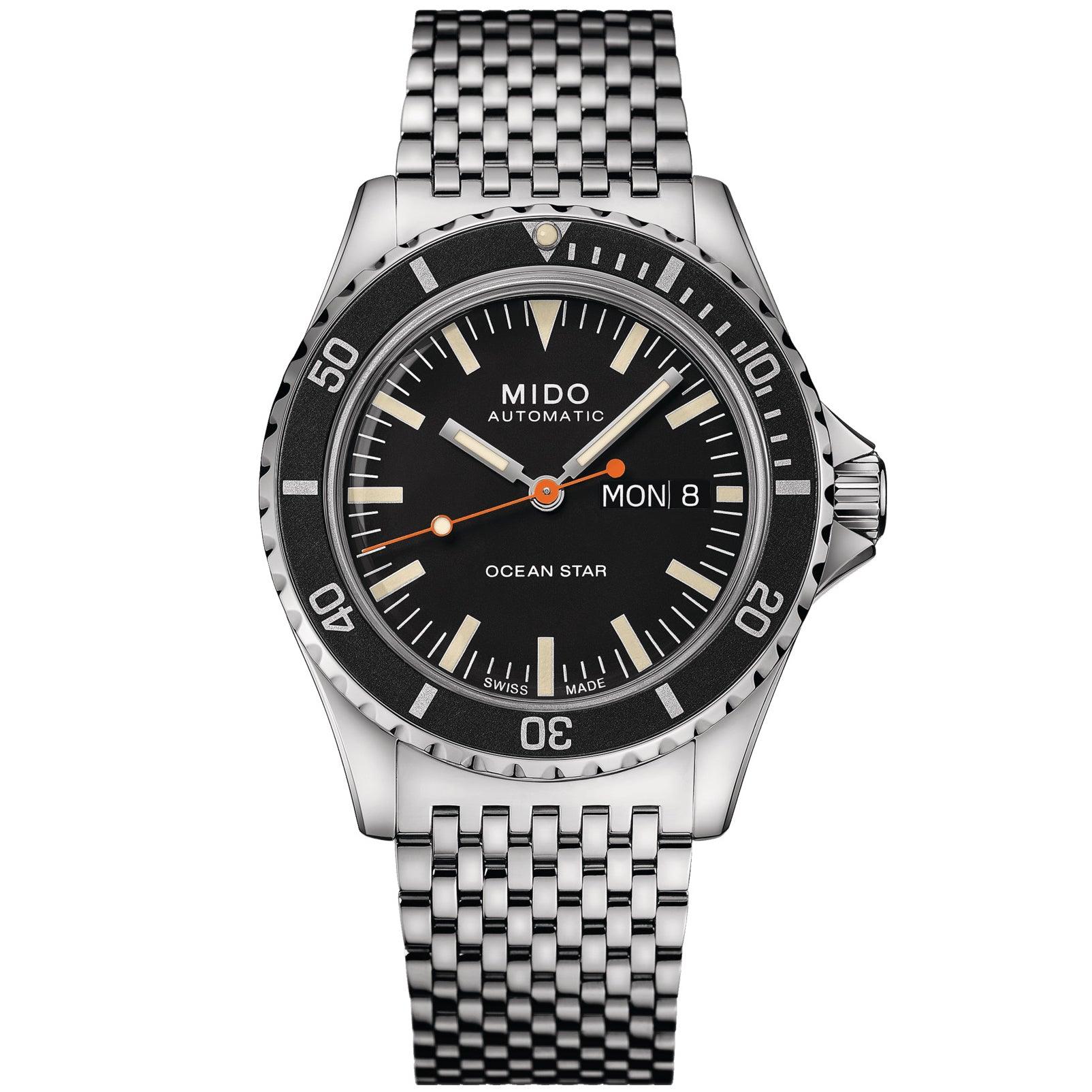 Mido orologio Ocean Star Tribute nero 41mm automatico special edition 75th anniversary doppio cinturino M026.830.11.051.00