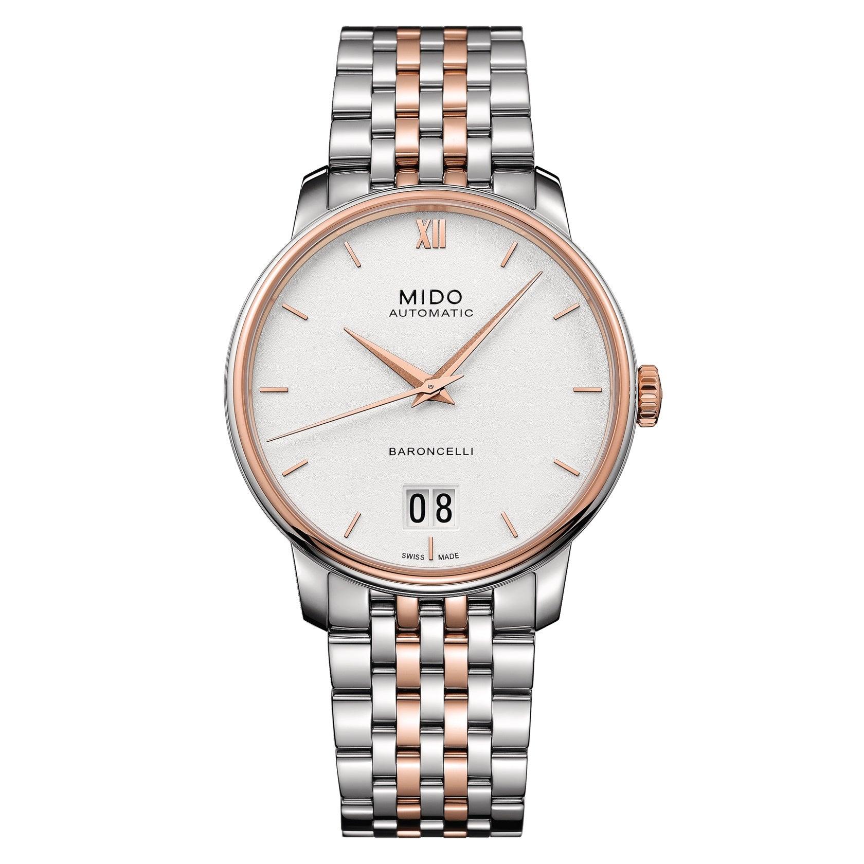 Mido orologio uomo Baroncelli Big Date 40mm Caliber 80 automatico acciaio M027.426.22.018.00