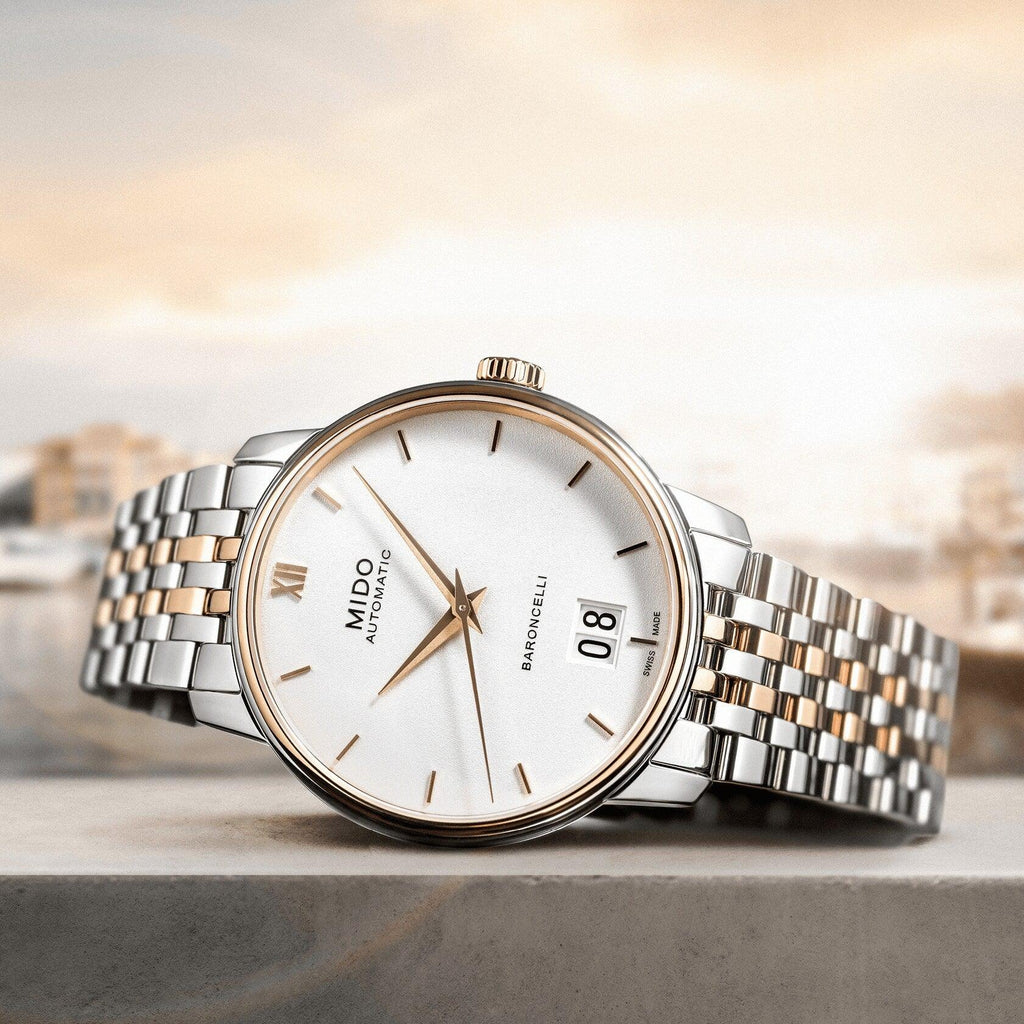 Mido orologio uomo Baroncelli Big Date 40mm Caliber 80 automatico acciaio M027.426.22.018.00