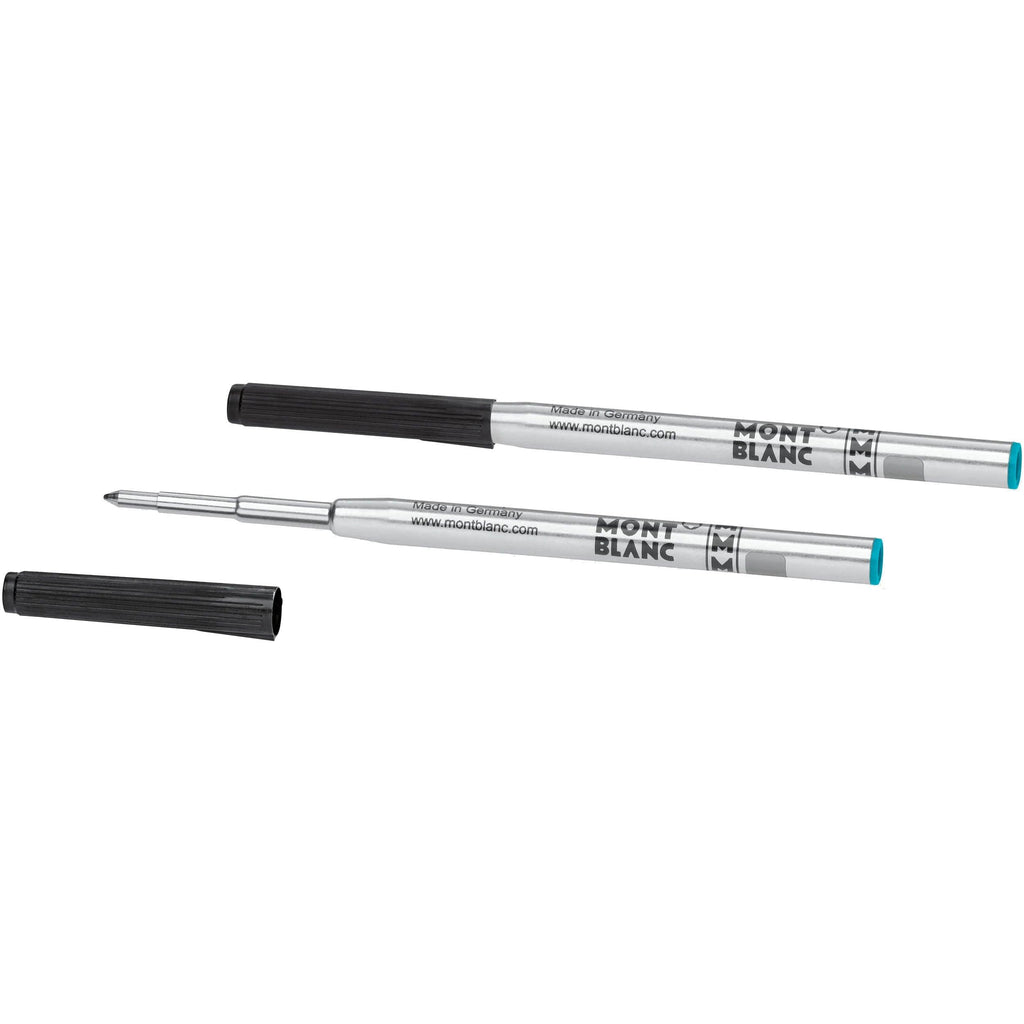 Montblanc 2 refill per penna a sfera (M) Barbados Blue blu caraibi 116219