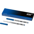 Montblanc 2 refill per penna a sfera punta F Pacific Blue blu 116212