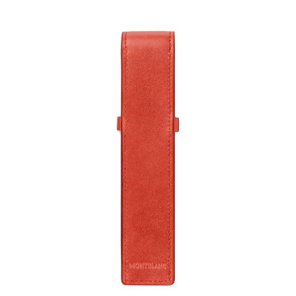 Montblanc astuccio 1 strumento da scrittura Meisterstück corallo 198335
