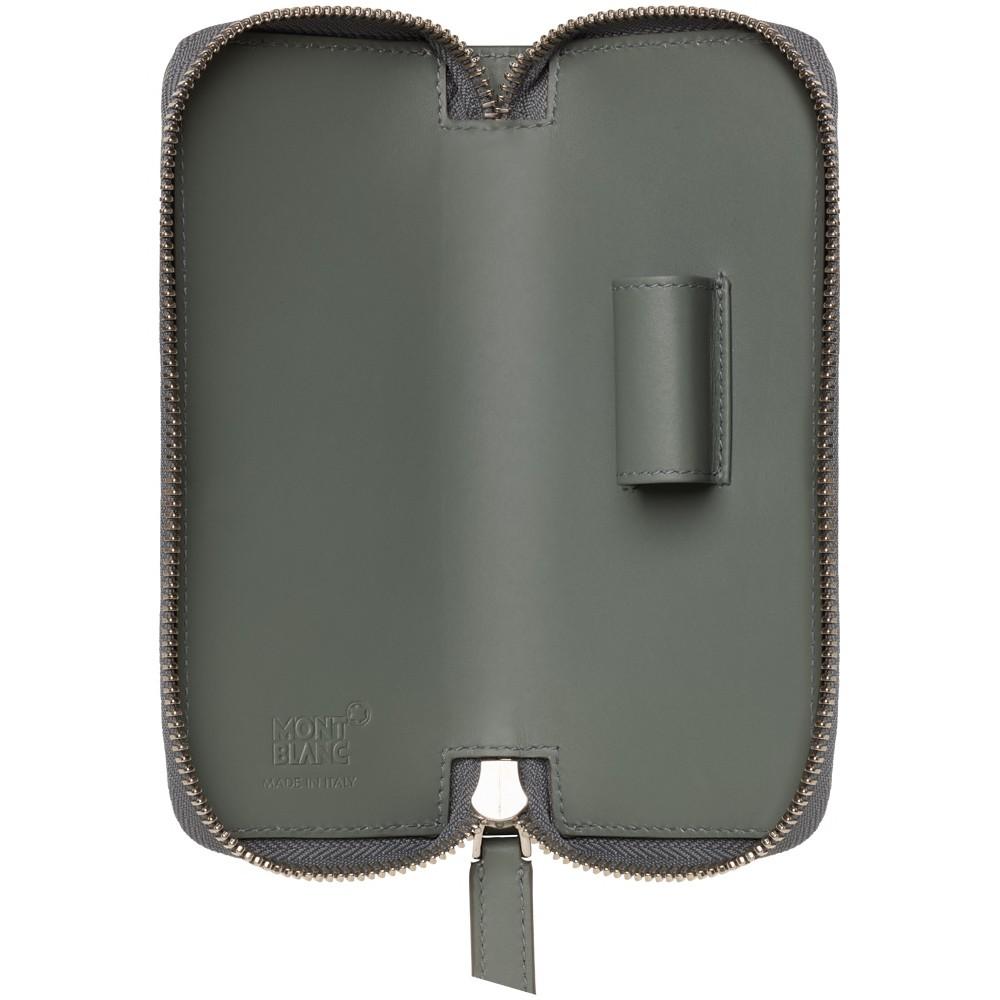 Montblanc astuccio lupo per 1 strumento da scrittura Meisterstück Selection Writers Edition Rudyard Kipling verde 124474