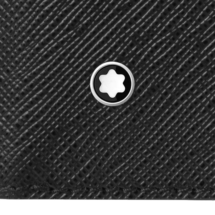 Montblanc astuccio per 1 strumento da scrittura con zip Sartorial nero 198362