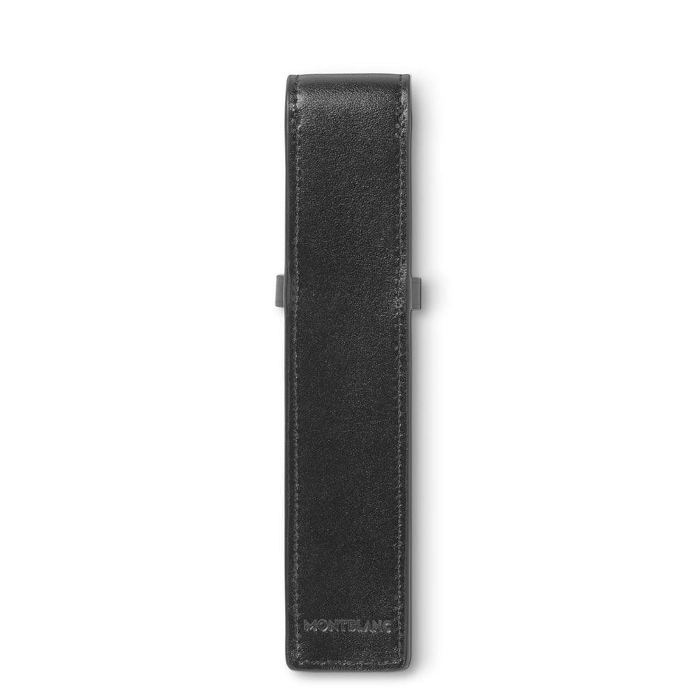 Montblanc astuccio per 1 strumento da scrittura Meisterstück nero 198334