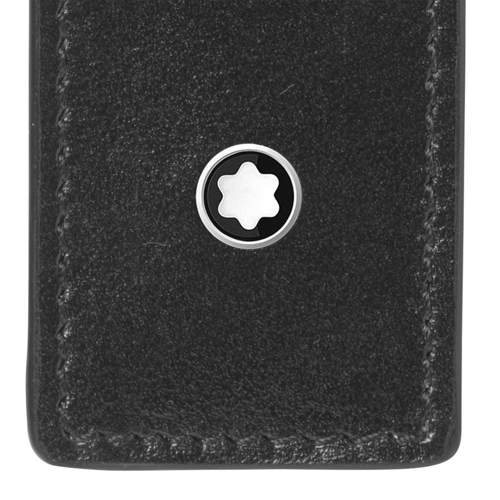 Montblanc astuccio per 1 strumento da scrittura Meisterstück nero 198334