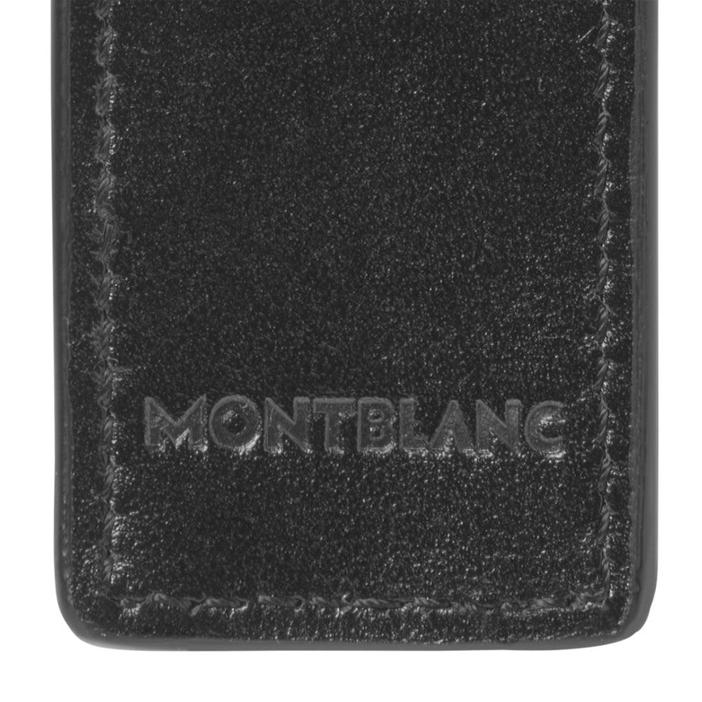 Montblanc astuccio per 1 strumento da scrittura Meisterstück nero 198334