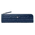 Montblanc astuccio per 1 strumento da scrittura Meisterstück Selection Around the World in 80 Days blu 128635