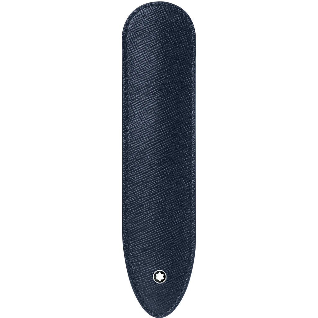 Montblanc astuccio per 1 strumento da scrittura Montblanc Sartorial blu 128603