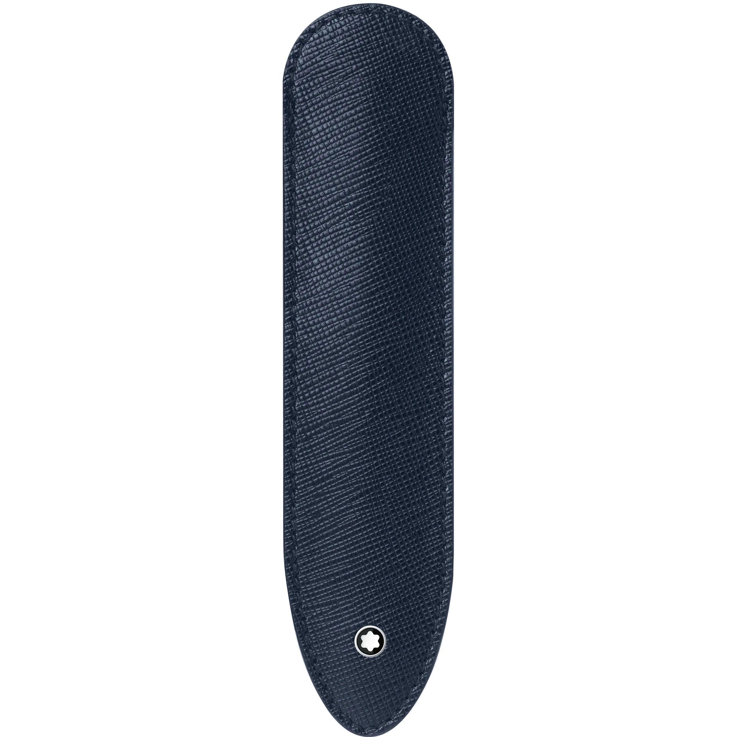 Montblanc astuccio per 1 strumento da scrittura Montblanc Sartorial blu 128603
